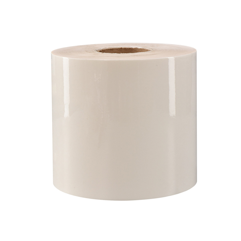 Film PET transparent 36um/colle amovible/doublure glassine blanche 60g