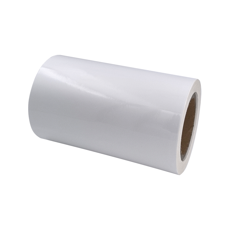 Matériau d'étiquette PP blanc brillant 60um