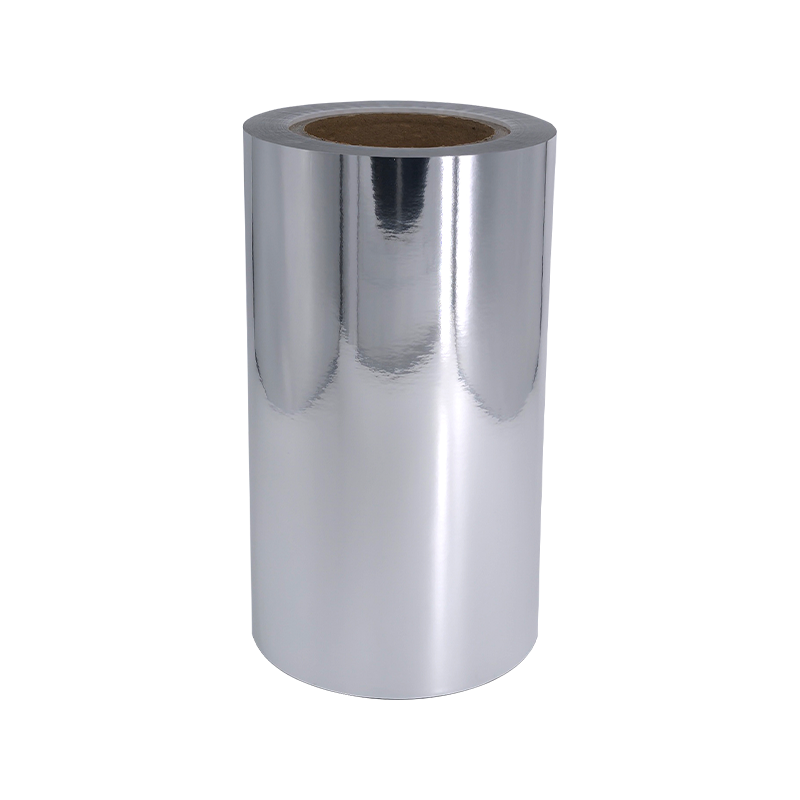 Matériau d'étiquette PP en argent brillant