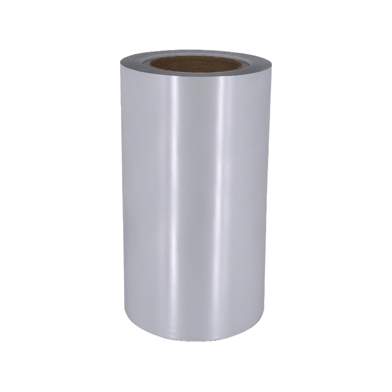 Matériau d'étiquette PP en argent brillant