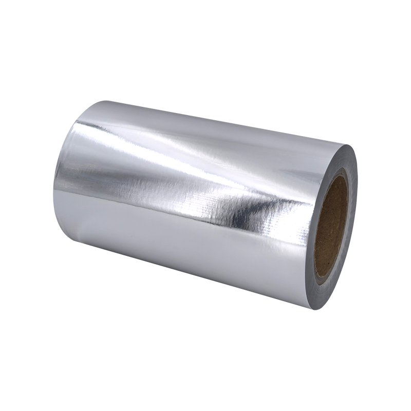 Matériau d'étiquette PP en argent brillant