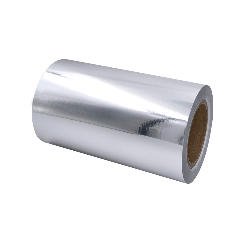 Matériau d'étiquette PP en argent brillant