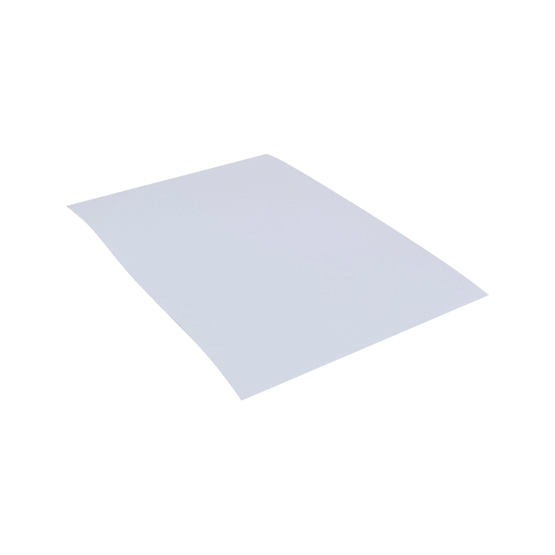 Autocollant de papier adhésif de pneu de film d'ANIMAL FAMILIER blanc brillant de 25um 