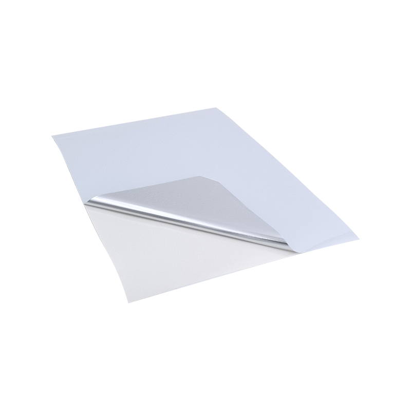 Autocollant de papier adhésif de pneu de film d'ANIMAL FAMILIER blanc brillant de 25um 