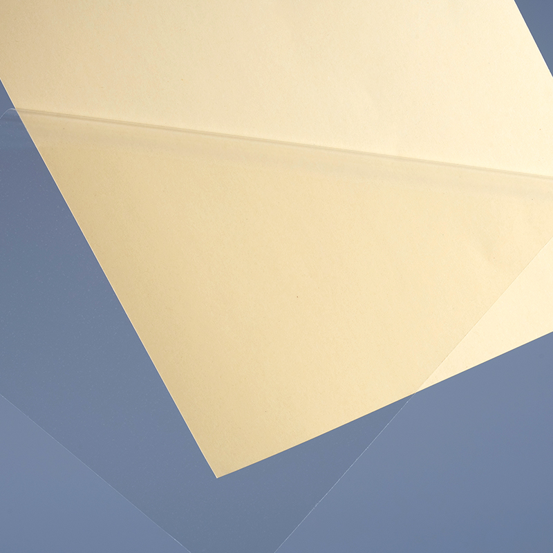 Rouleau géant d'étiquette d'impression d'autocollant de vinyle de film de polyester auto-adhésif transparent 50mic