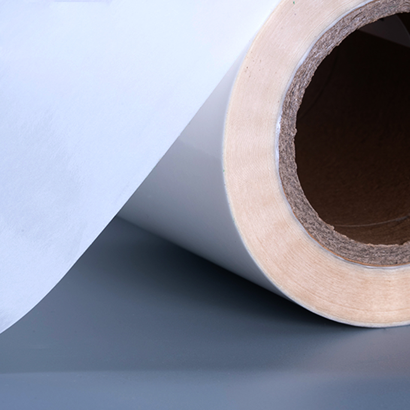 Rouleau géant d'étiquette d'impression d'autocollant de vinyle de film de polyester auto-adhésif transparent 50mic