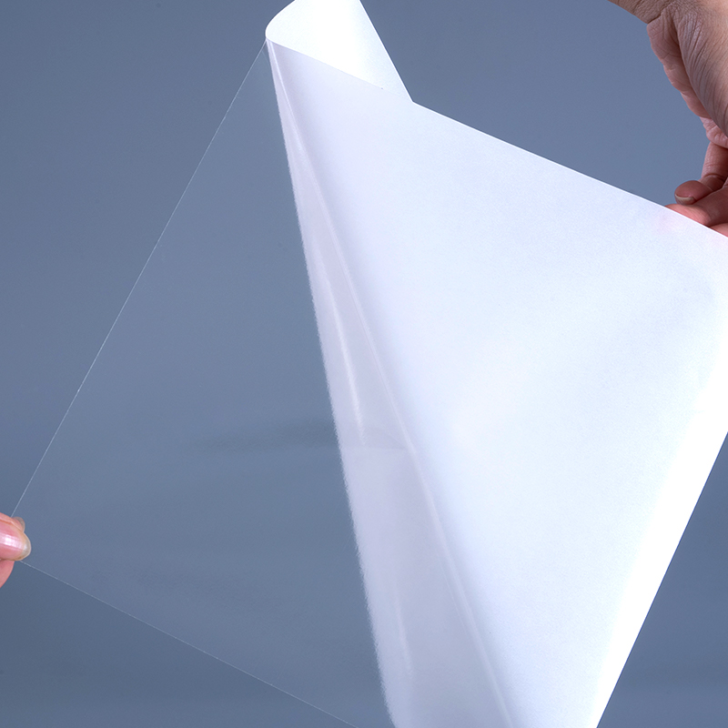 Film transparent d'ANIMAL FAMILIER 25mic avec les labels clairs adhésifs démontables de polyester