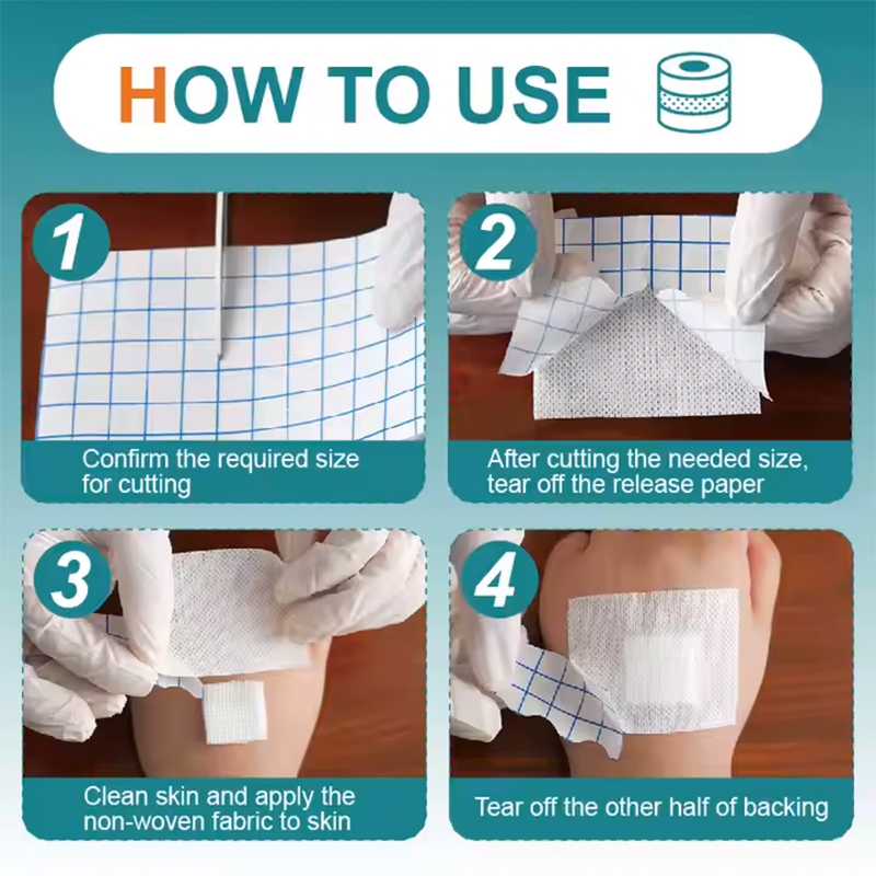 Rouleau de pansement non tissé